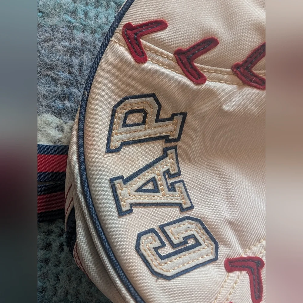 GAP Kids‎ Baseball Backpack - Cream and Red